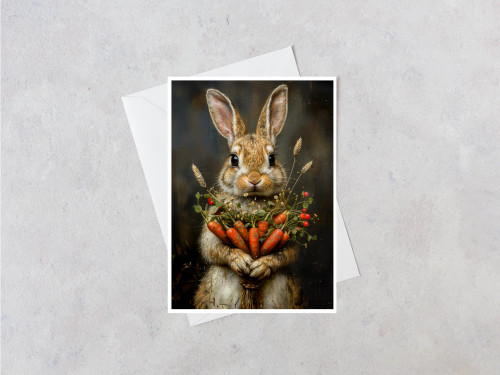 Harvest of Happiness Blank Greeting Card