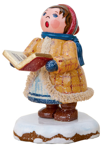 hubrig sternsinger johanna caroling girl figurine