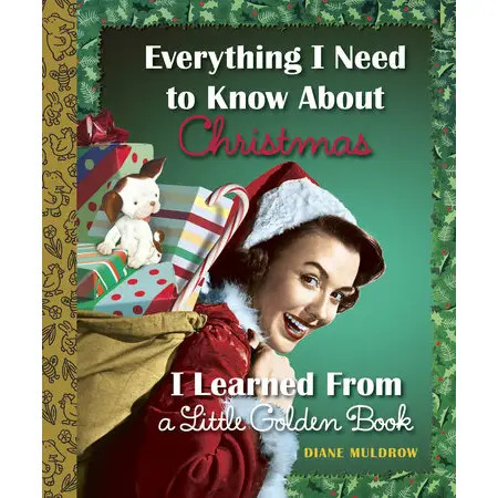 hardcover everything i need to know about christmas little golden book with classic vintage illustrations