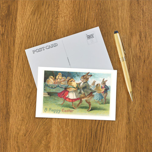 Easter Meadow Dance - Postcard
