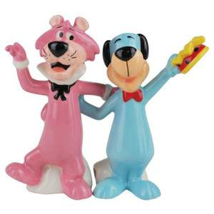 Huckleberry Hound & Snagglepuss Salt and Pepper Shakers
