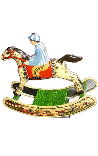 Rocking Horse Tin Toy