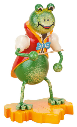 hubrig frog bandmaster retired figurine beetle band