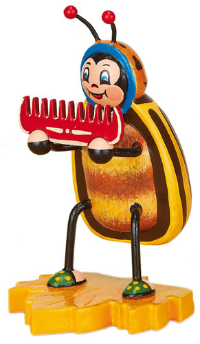 hubrig beetle band potato bug spudsy with comb retired figurine