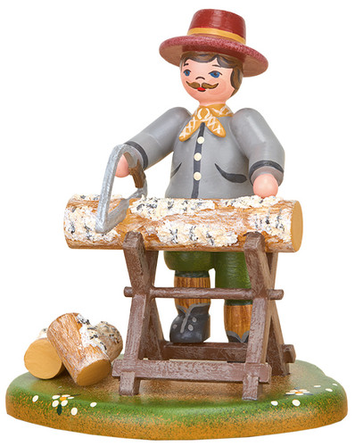  Cousin Gustav Cutting Firewood, part of the Original Hubrig Country Life Collection.