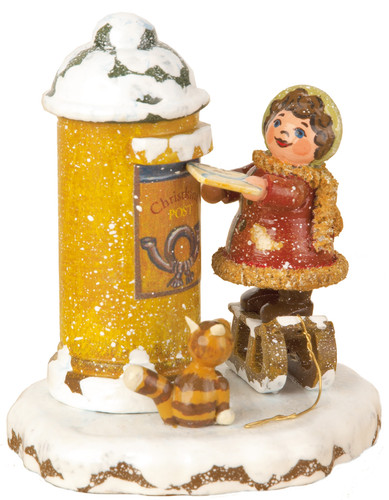 hubrig children of the winter christkindelpost figurine