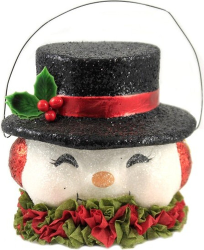 Snowman Bucket Container