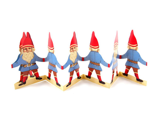 Norwegian Santa Paper Fold Out 