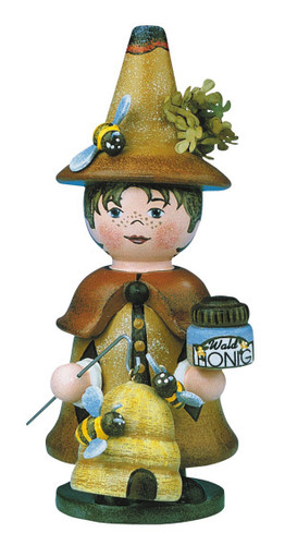 Gnome Wilda with Wild Honey by Hubrig Volkskunst