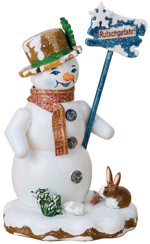 hubrig children of the winter slippery snowman figurine