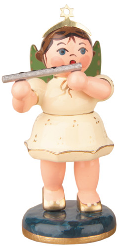 2.5 inch angel band flute figurine by hubrig