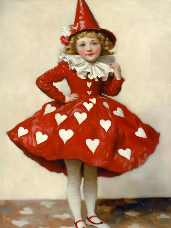 Vintage Valentine Block