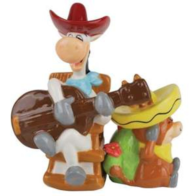 Quick Draw McGraw & Baba Looey Salt and Pepper Shakers