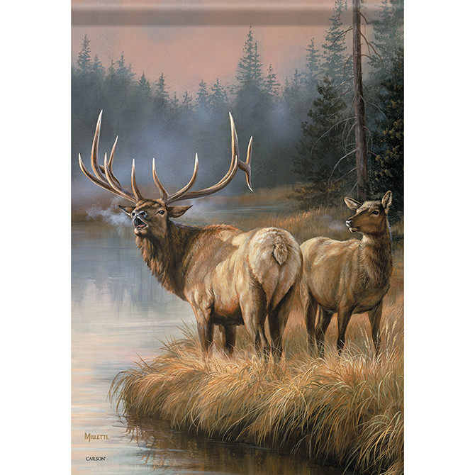 Elk Crossing House Flag 