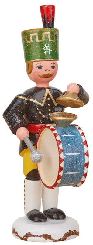 hubrig bergsmann band bass drum miner musician figurine