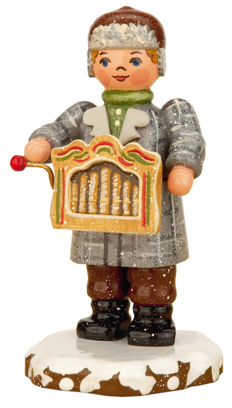 hubrig children of the winter music box musician figurine