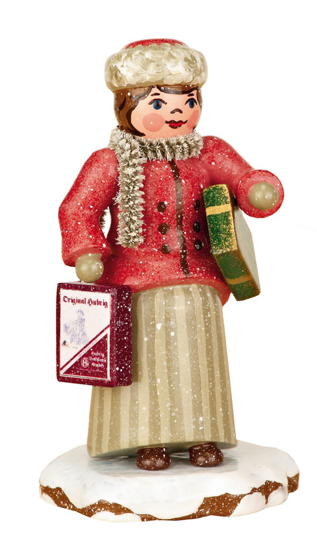 hubrig children of the winter christmas shopper figurine