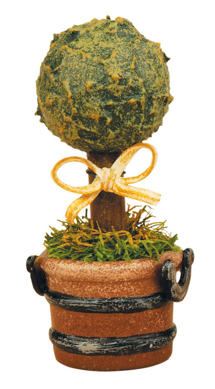 Boxwood Plant in Planter, featured in the Original Hubrig Trees and Accessories Collection.