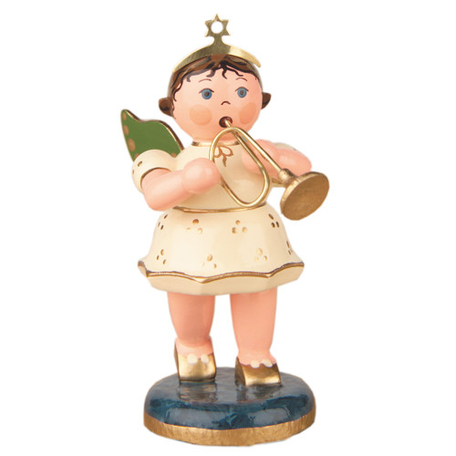 2.5 inch angel band trumpet figurine by hubrig