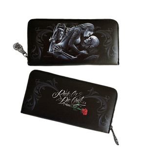 DGA Day of the Dead Ride or Die Motorcycle Lovers Women's Zipper Clutch Wallet DGA Day of the Dead Ride or Die Motorcycle Lovers Women's Zipper Clutch Wallet