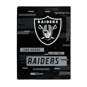 NFL Las Vegas Raiders Twin Size Plush Throw Blanket NFL Las Vegas Raiders Twin Size Plush Throw Blanket