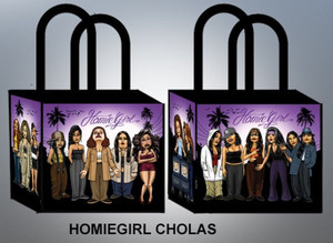 DGA Day of the Dead Art Shopping Tote Bag Reusable Lowrider Homegirl Cholas DGA Day of the Dead Art Shopping Tote Bag Reusable Lowrider Homegirl Cholas