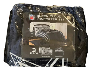 NFL Dallas Cowboys Cloud Queen Comforter Set 3 Piece Bedding NFL Dallas Cowboys Cloud Queen Comforter Set 3 Piece Bedding