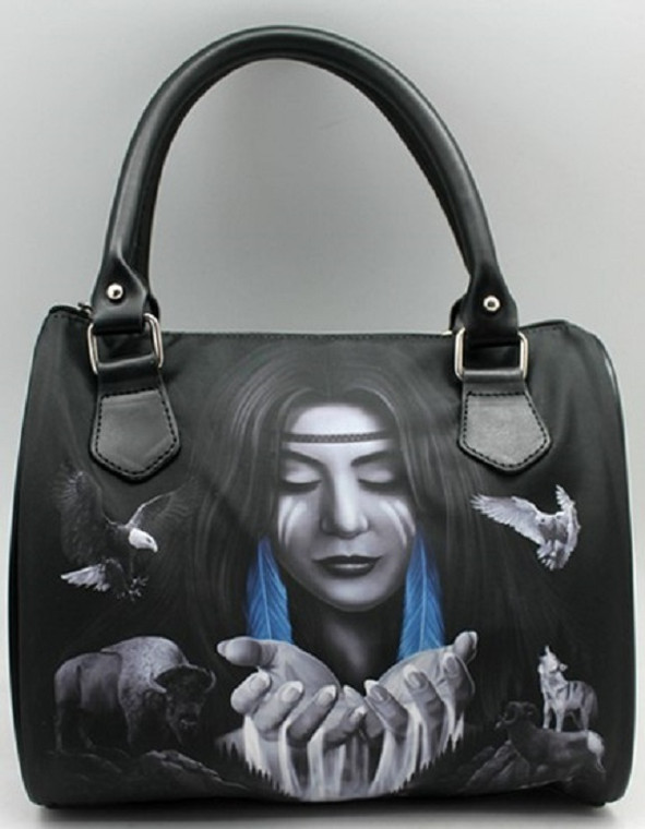 DGA Angels Day of the Dead Dream Weaver Mother Earth Native Handbag Purse
