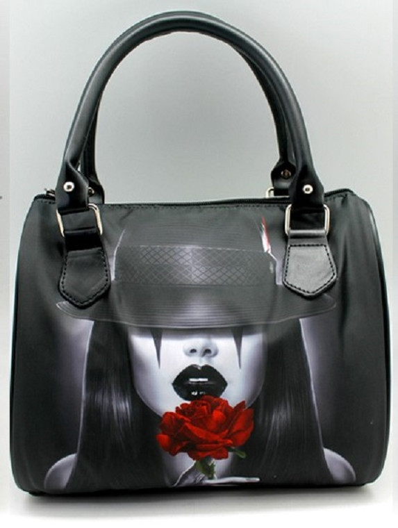 DGA Angels Day of the Dead Chicano Art Chola Style Handbag Purse