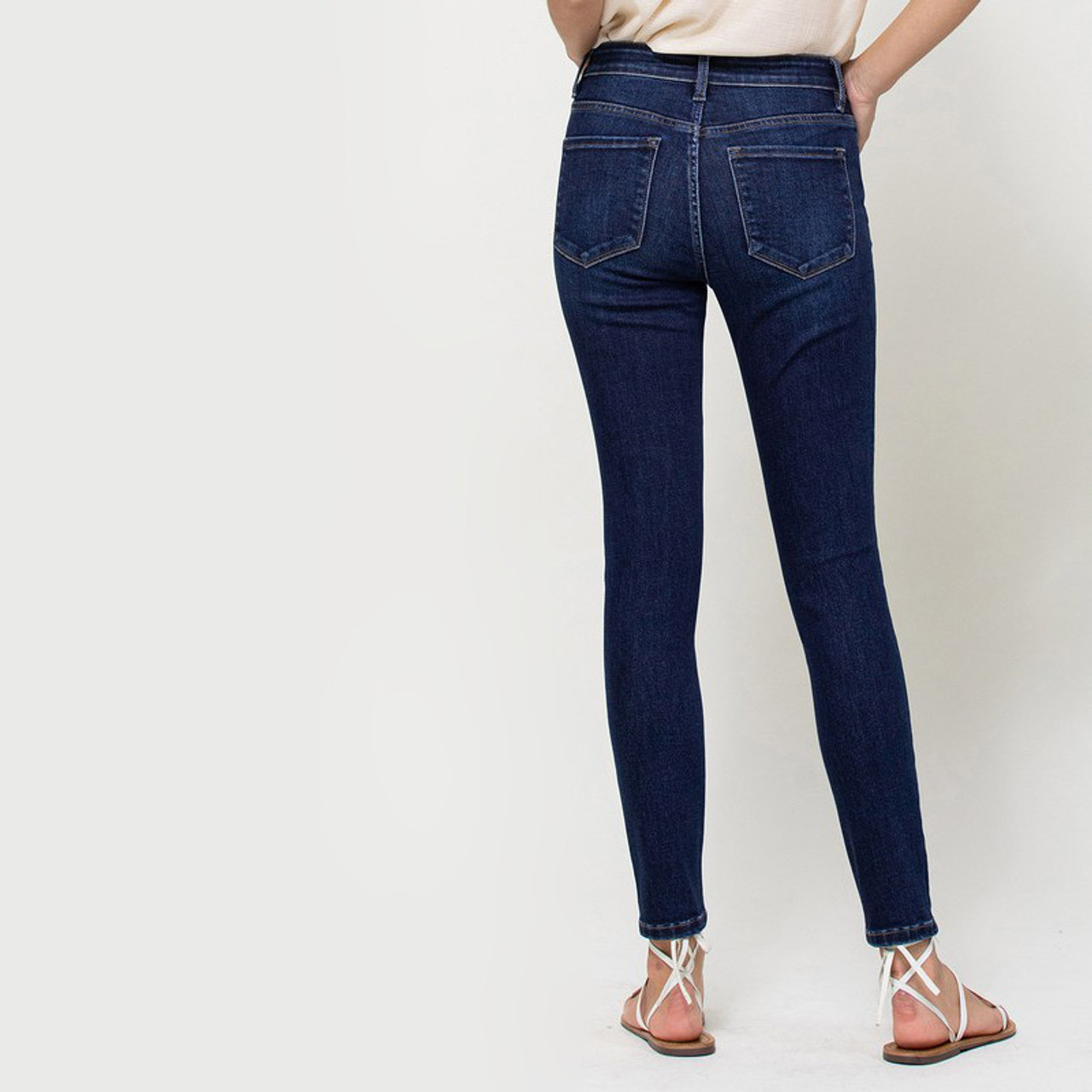 Haylie High Rise Skinny Jeans by Vervet