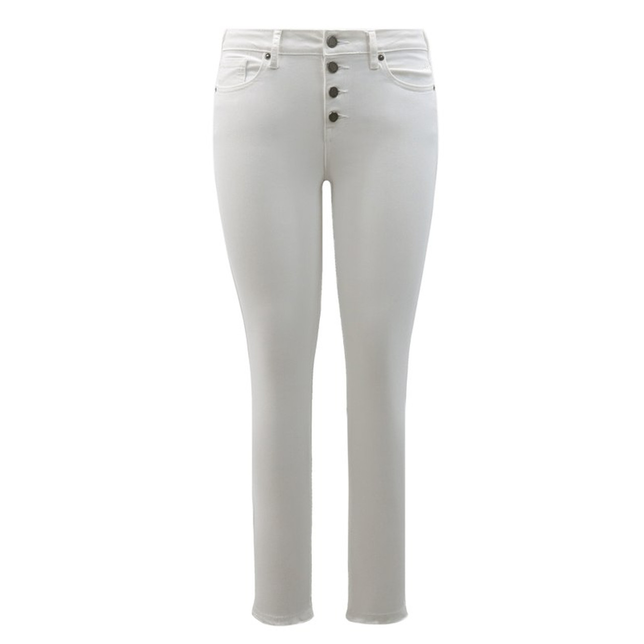 high waisted cropped skinny jeans