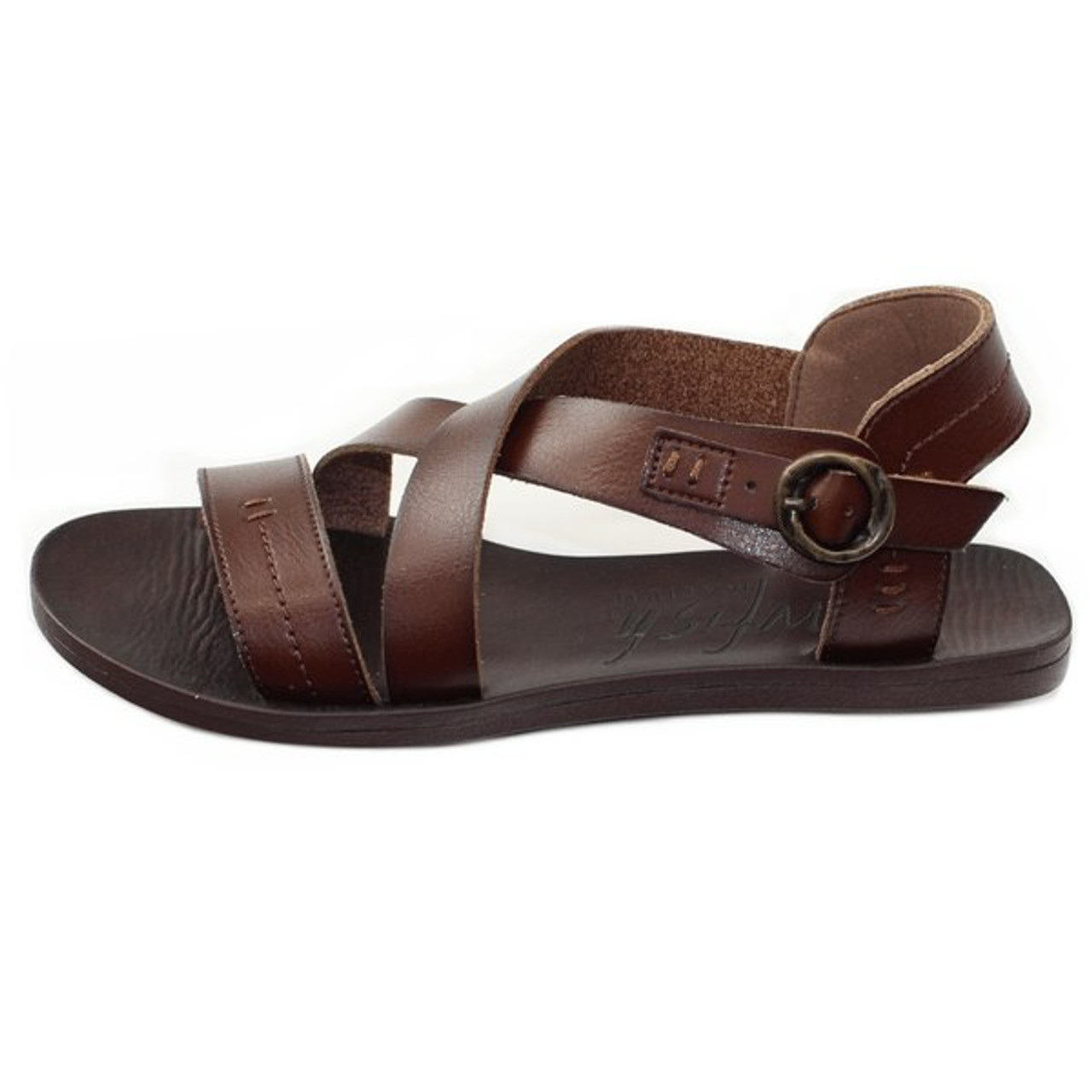 blowfish women's drum flat sandal