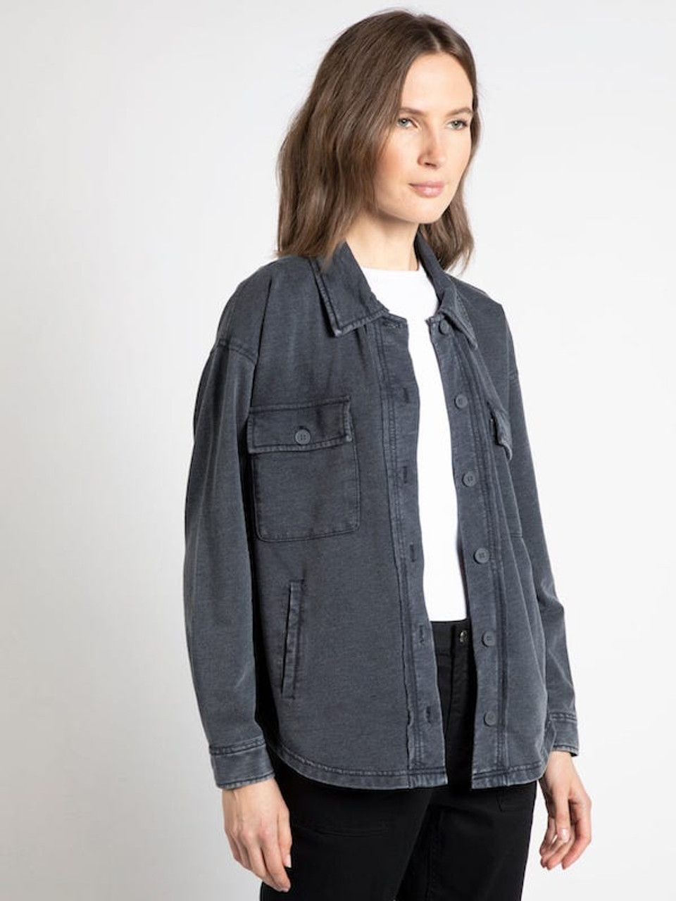 Jada Jacket by Thread & Supply - Dusty Blue