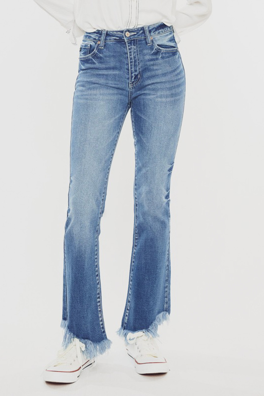 Rhea High Rise Bootcut Jeans (KanCan)