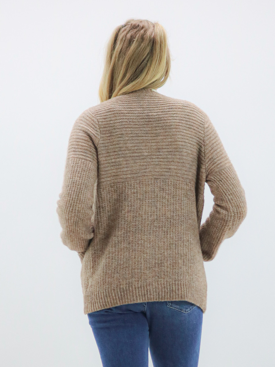 アリシアスタン Long knit Cardigan mocha Love Token Women's Long Hooded Cardigan – Love Token US