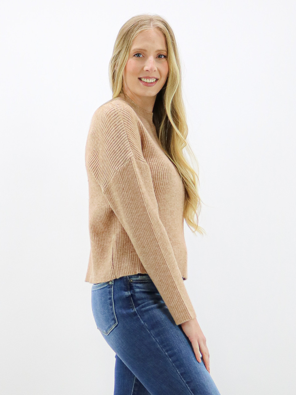 Thread & Supply Lana Sweater - Heather Mocha