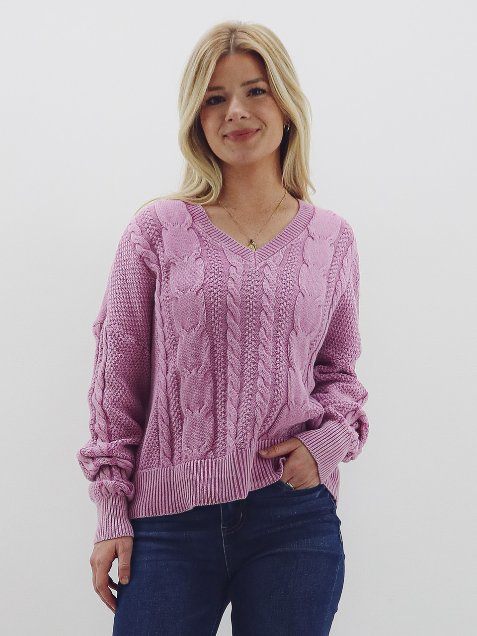 Thread & Supply Harriet Sweater - Lavender