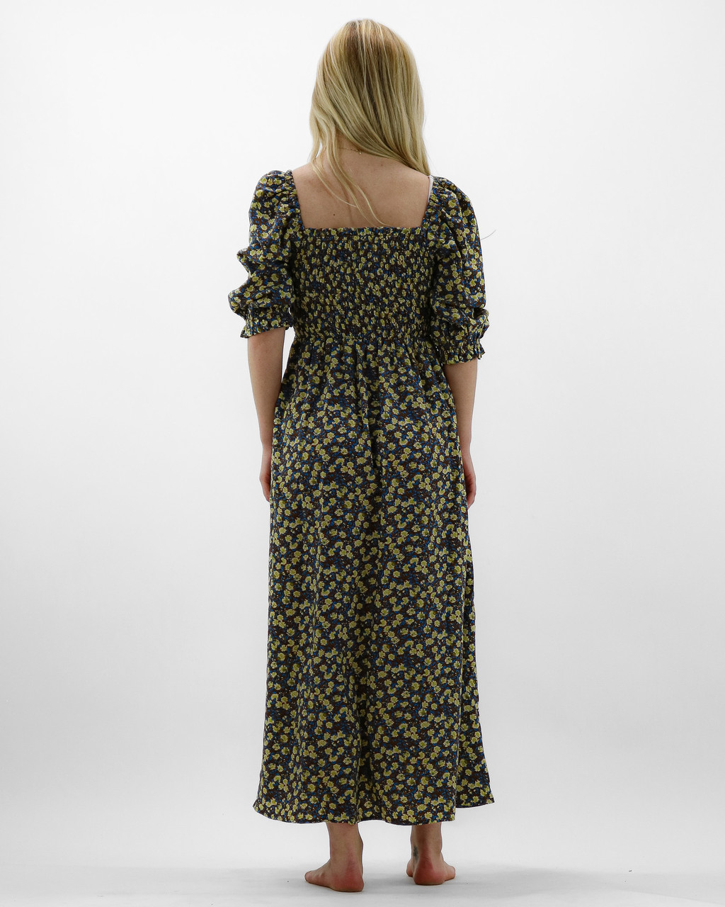 Freesia Floral Smocked Maxi Dress Freesia Floral Smocked Maxi Dress