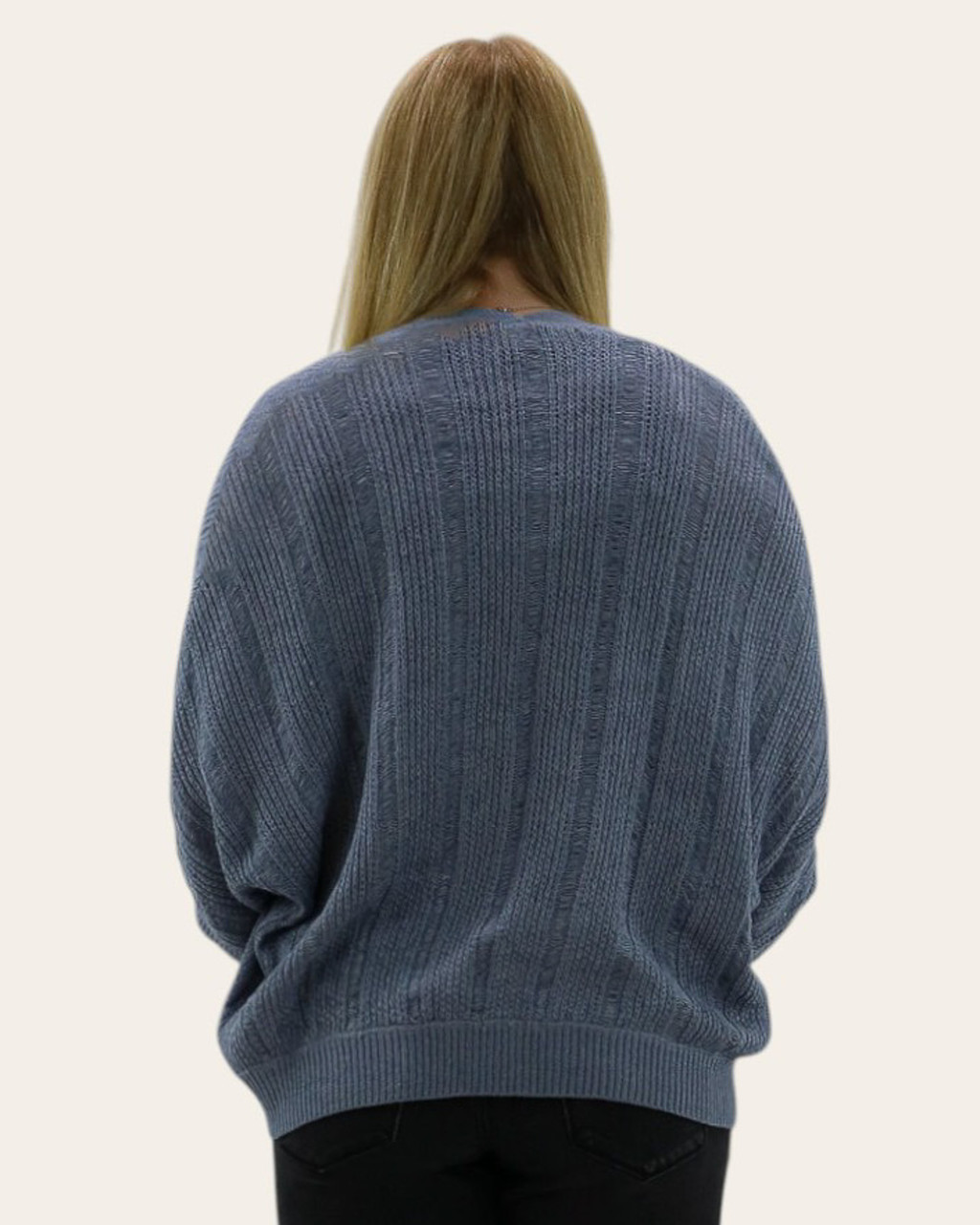 Kara Kimono Cardigan - Slate Blue