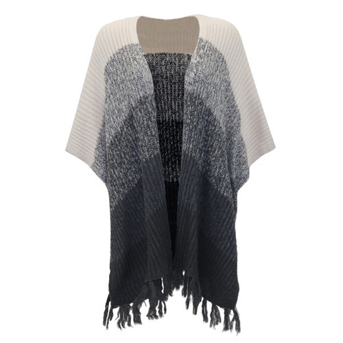 Look Ahead Open Front Poncho