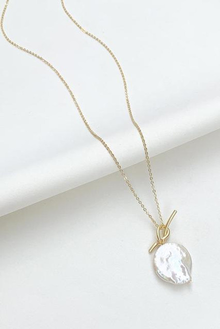 Freshwater Pearl Gold Necklace