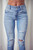 Brighton High Rise Pintuck Skinny Jeans by KanCan
