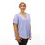 On The Down Low Notched Thermal Tee - Purple