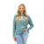 Lead The Way Hooded Knit Top - Sea Blue