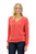 True Colors V-Neck Sweater - Coral
