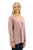 Nadine Waffle Spring Sweater - Heather Blossom