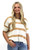 Tara Color Block Summer Sweater - Caramel