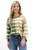 It's All Possible Color Block Sweater - Grey/Taupe