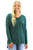 If You Only Knew V-Neck Sweater - Juniper