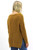 Loose Knit V-neck Sweater - Mustard